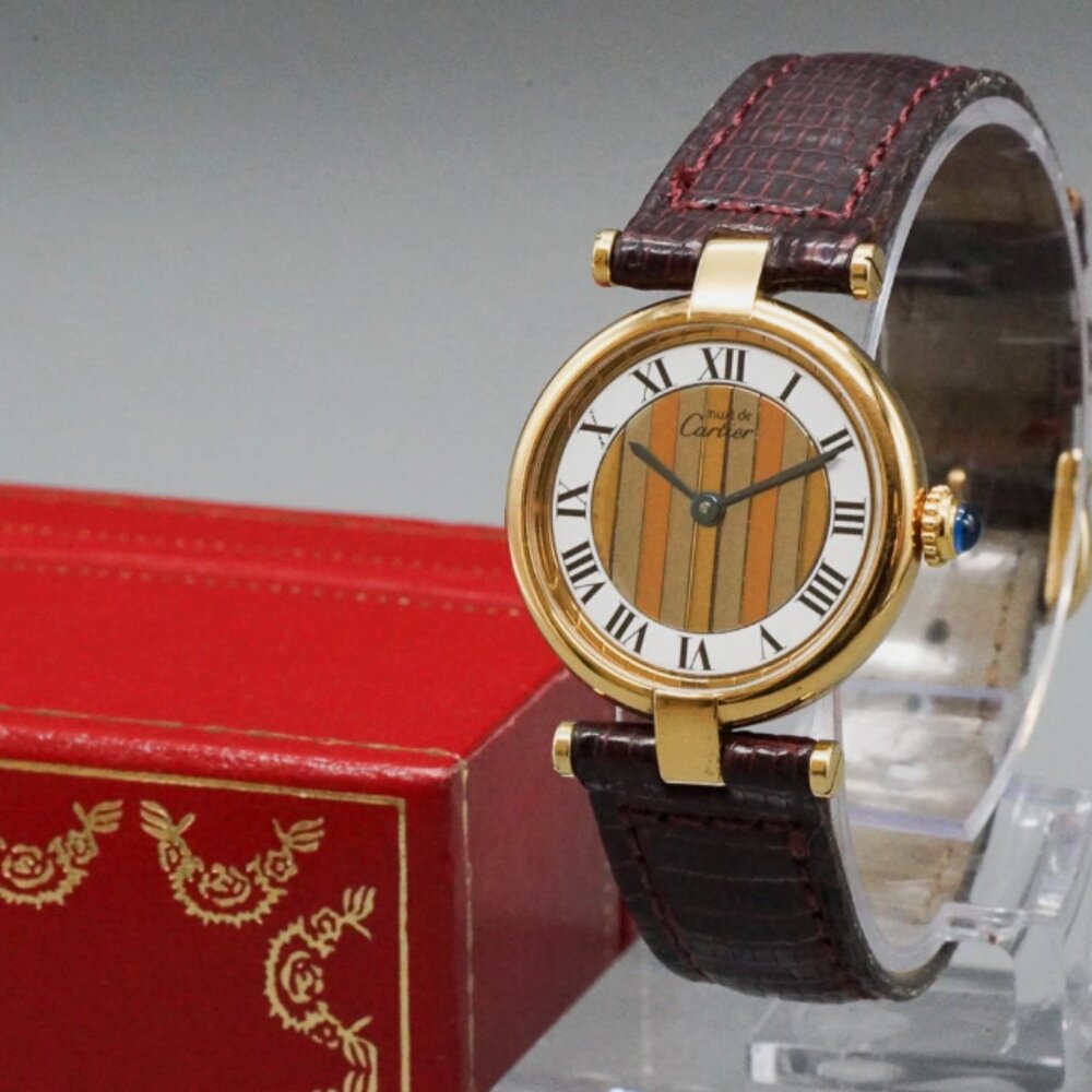 CARTIER Vendome 18kt MINT Condition Ladies Watch